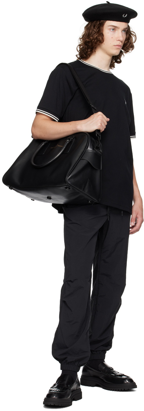 Fred Perry Black Tassle Loafers