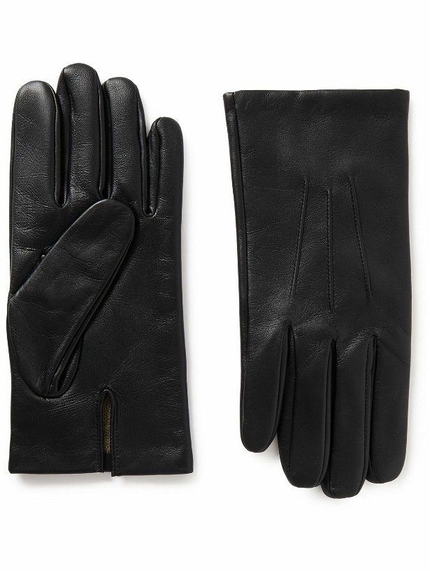 Photo: Dents - Andover Touchscreen Cashmere-Lined Leather Gloves - Black