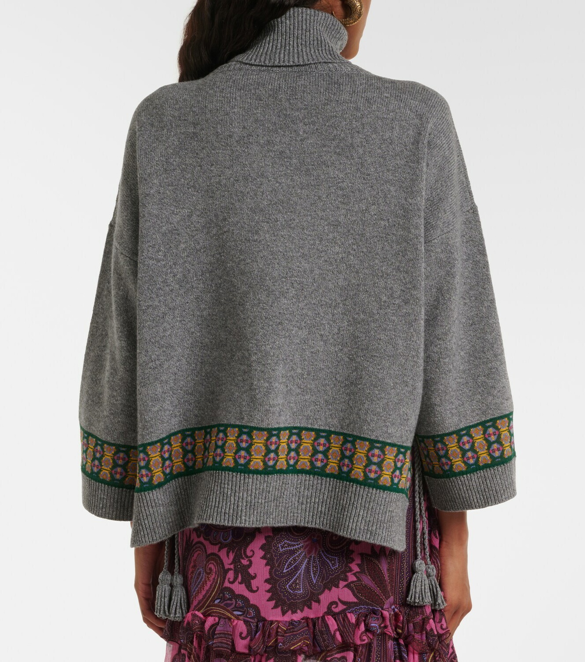 Etro Wool, cashmere, and cotton-blend sweater