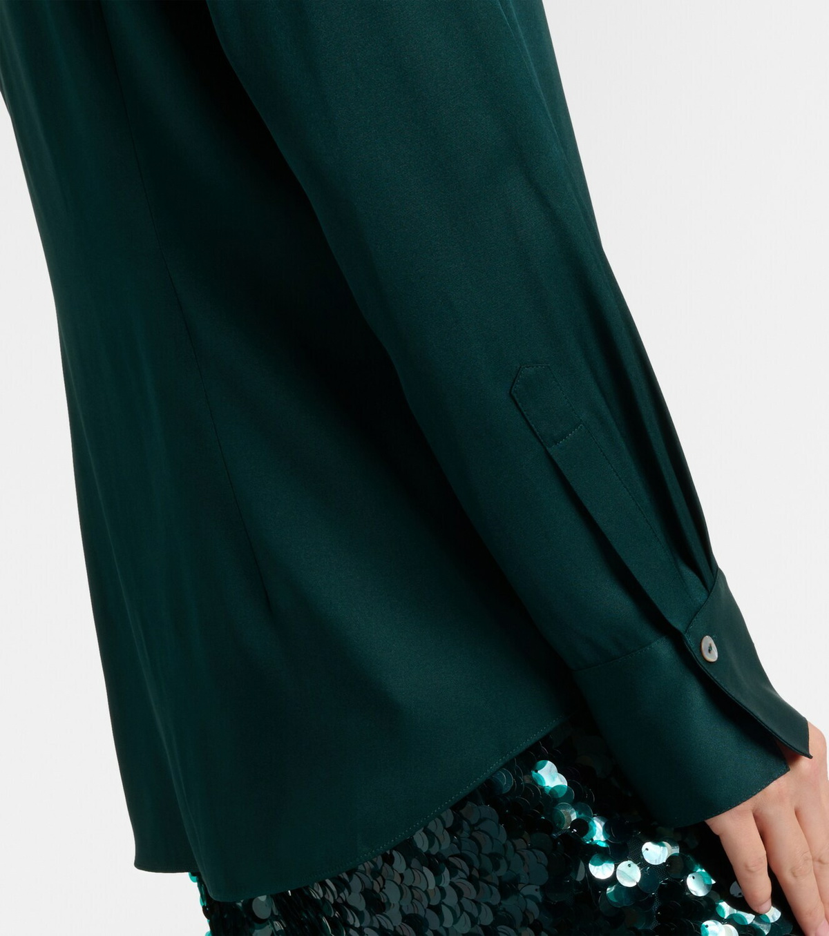 Vince Silk-blend satin shirt