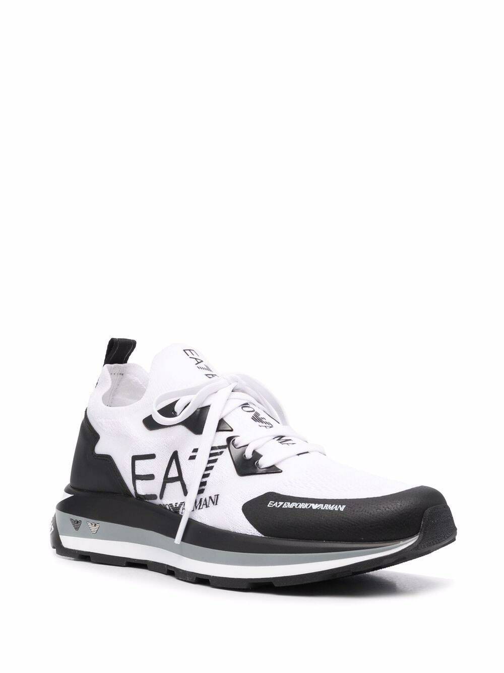 ea7 sneakers black gold