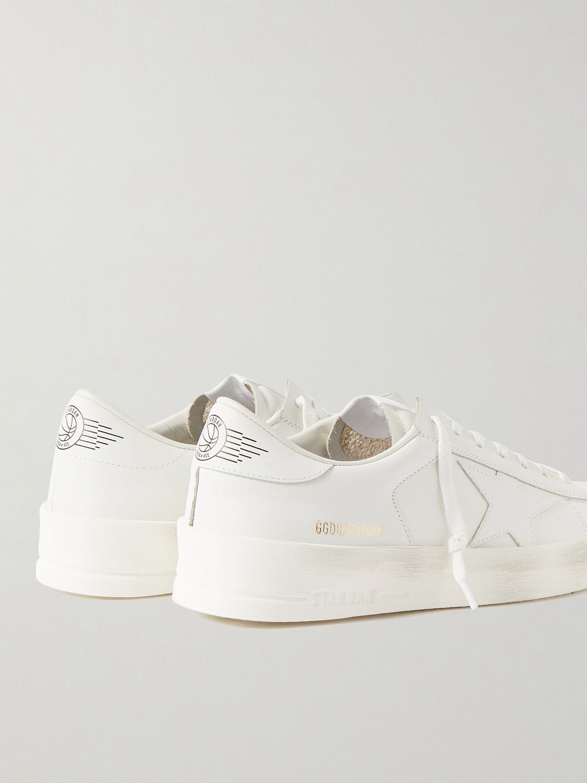 Golden Goose - Stardan Leather Sneakers - White Golden Goose