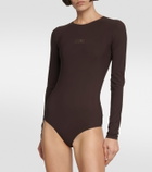 MM6 Maison Margiela Logo jersey bodysuit