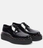 Valentino Garavani Rockstud M-Way leather Derby shoes