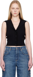 Stella McCartney Black Hooded Sweater Vest