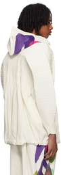 HOMME PLISSÉ ISSEY MIYAKE Off-White Cascade Picturesque Jacket