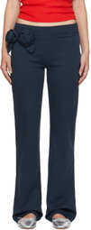 Sandy Liang Navy Hilton Sweatpants