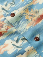 Nudie Jeans - Arvid Convertible-Collar Printed TENCEL™ Lyocell Shirt - Multi