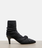 Chloé Ribbed-knit sock boots