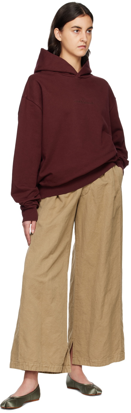 MDX Burgundy Zippered Embroidered Sweatshirt 6026 - Tampa