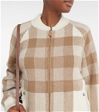 Burberry - Checked wool and cashmere jacket