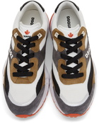 Dsquared2 White & Tan Free Sneakers