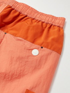 Folk - Stack Straight-Leg Nylon Shorts - Orange