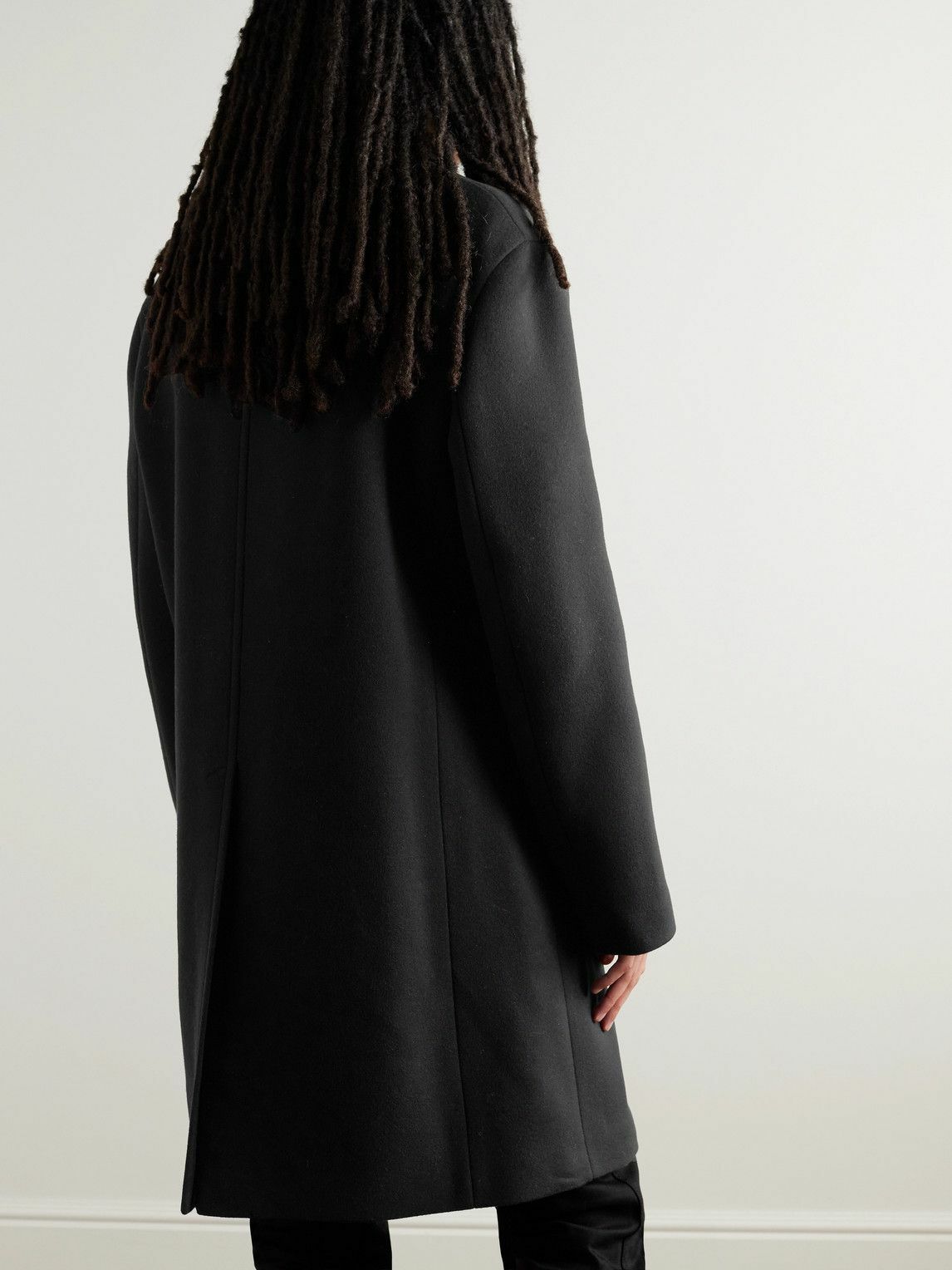 CELINE - Wool and Cashmere-Blend Coat - Black