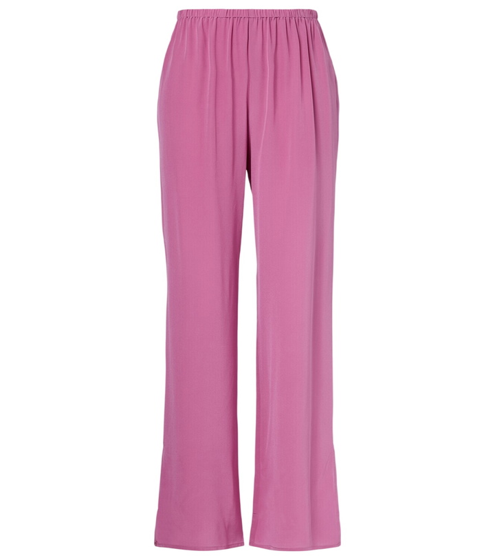 Photo: Asceno Loreto silk crêpe wide-leg pants