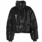 Shoreditch Ski Club Women's Dissco Puffer Jacket in Black