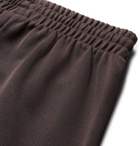 adidas Originals - Yeezy Calabasas Striped Jersey Sweatpants - Men - Dark brown