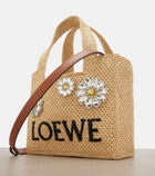 Loewe Paula's Ibiza embellished raffia tote bag