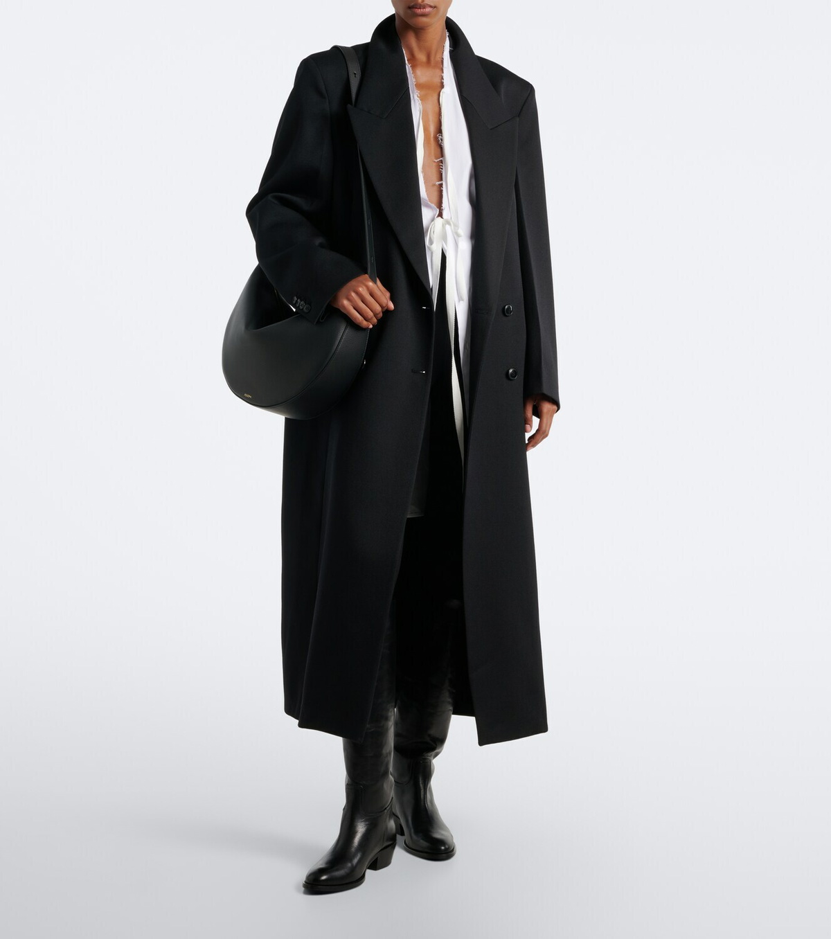 JUDE Den leather knee-high boots