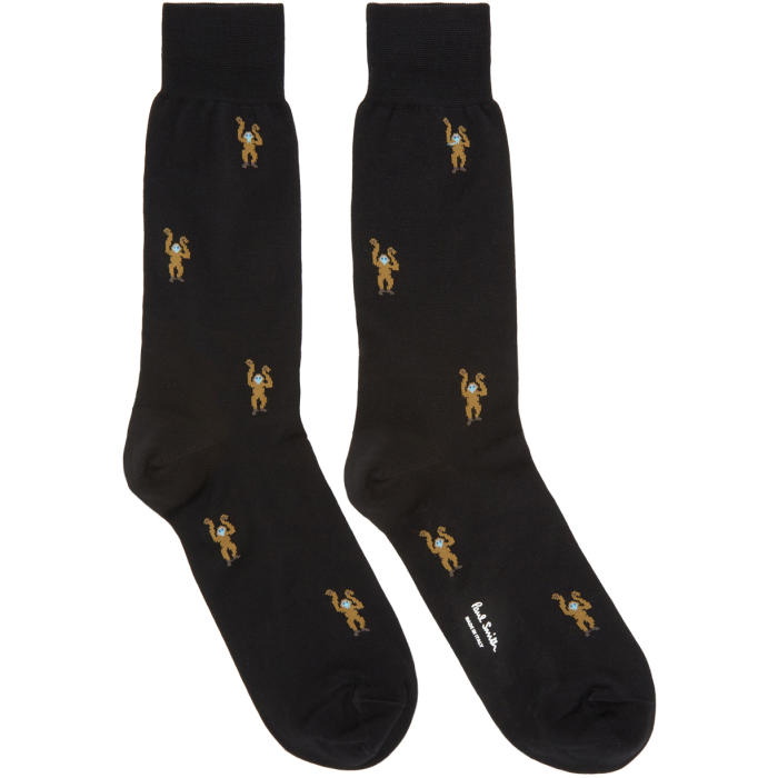 Photo: Paul Smith Black Monkey Socks