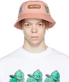 Brain Dead Pink Metal Bucket Hat