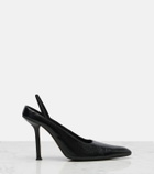 Calvin Klein Collection Suki leather slingback pumps