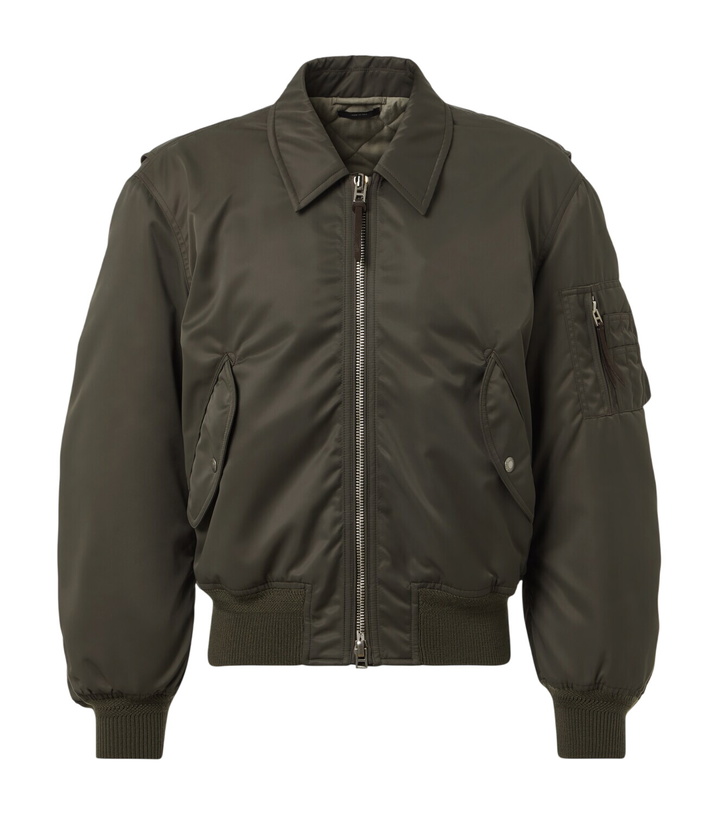 Photo: Tom Ford Satin bomber jacket