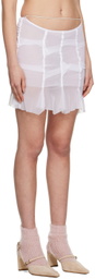 nastyamasha SSENSE Exclusive White Miniskirt