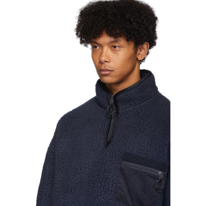 Nanamica Navy Fleece Pullover