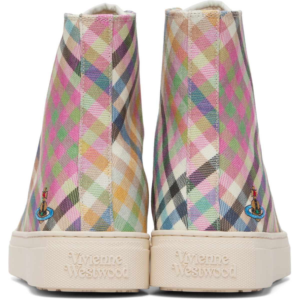 Vivienne Westwood Multicolor High Top Plimsoll Sneakers