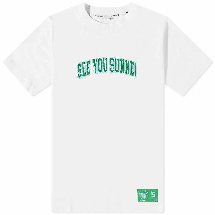 Photo: Sunnei Men's See You T-Shirt in Off White
