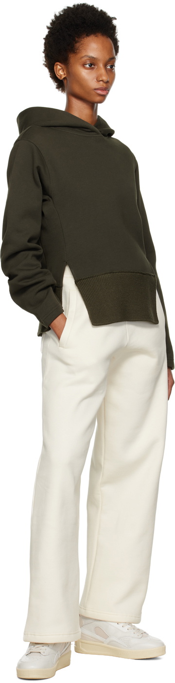 VAARA Khaki Ribbed Hoodie