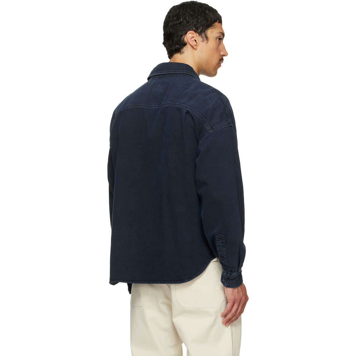 Citizens of Humanity Navy Shigoto Denim Shirt