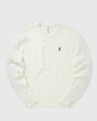 Puma Puma X Qgc Cable Knit Sweater White - Mens - Pullovers