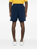 RHUDE Blue Logo-Print Shorts