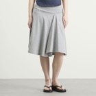 Peachy Den Women's Joni Midi Skirt in Grey Marl