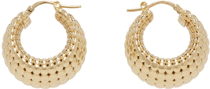 Photo: JW Anderson Gold Bubble Hoop Earrings