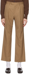 AURALEE Brown Tropical Trousers