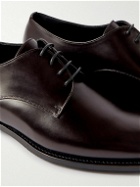 SAINT LAURENT - Adrien 25 Leather Derby Shoes - Brown