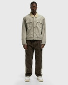Thisisneverthat Sherpa Lined Corduroy Trucker Jacket Grey Mens Denim Jacket