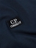 C.P. Company - Tactic Slim-Fit Logo-Embroidered Cotton-Blend Piqué Polo Shirt - Blue