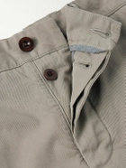 Sid Mashburn - Field Slim-Fit Straight-Leg Garment-Dyed Cotton-Twill Chinos - Green