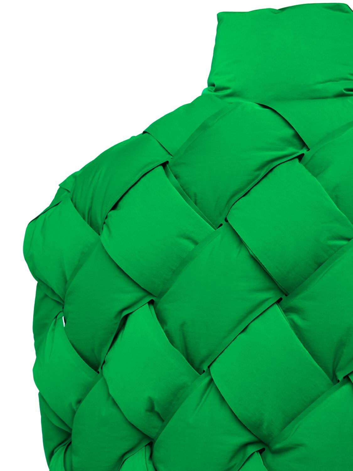 【送料&関税込】Bottega Veneta Acid Green Nylon Padded Vest Bottega Veneta - Intrecciato technical nylon vest Bottega Veneta
