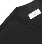 Mr P. - Striped Loopback Cotton-Jersey Sweatshirt - Black