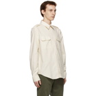 Helmut Lang Off-White Strap Shirt