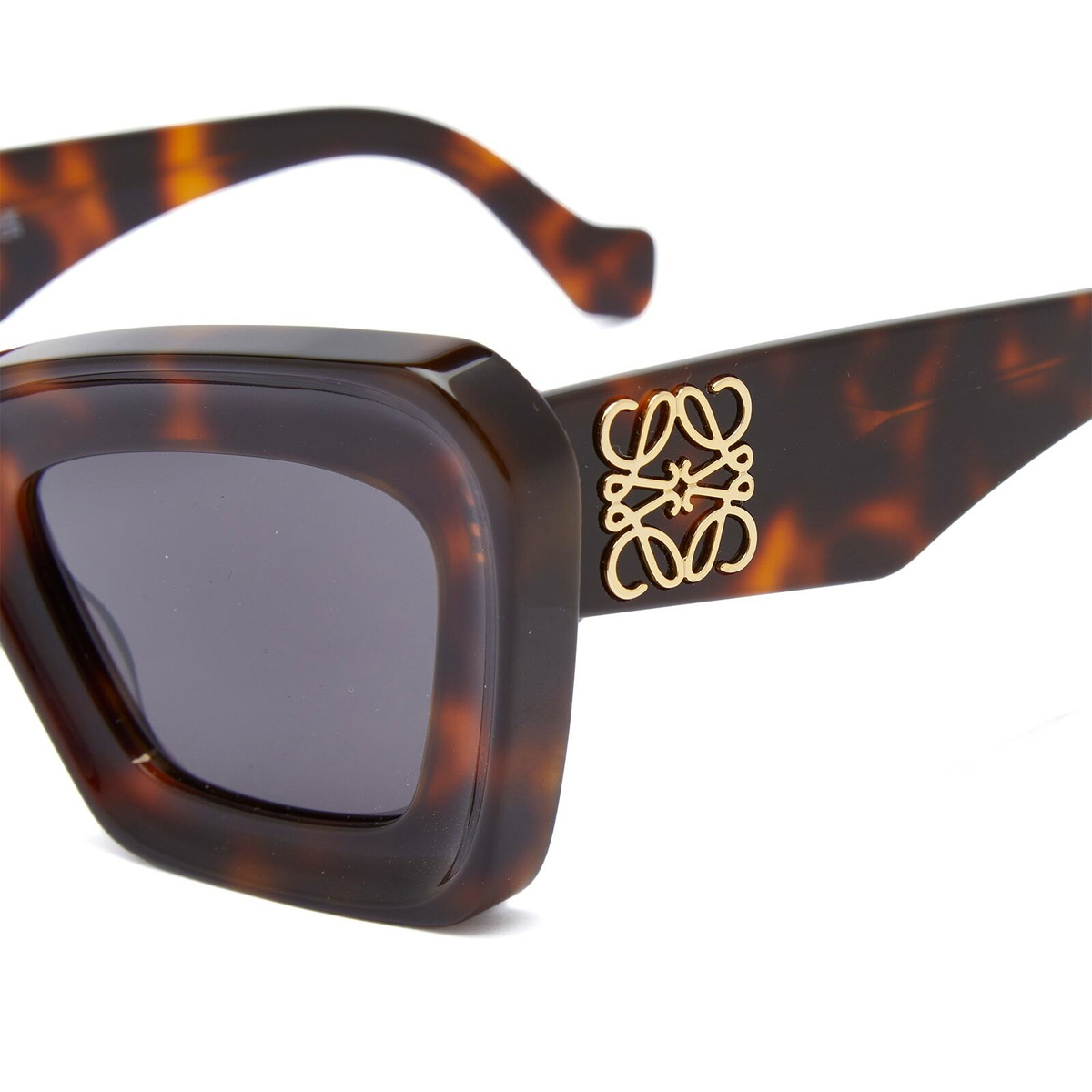 Loewe Women\'s Sunglasses in Black and Brown Loewe NEW LOEWE LW40064U 52G SQUARE HAVANA WOMEN SUNGLASSES  main image 4