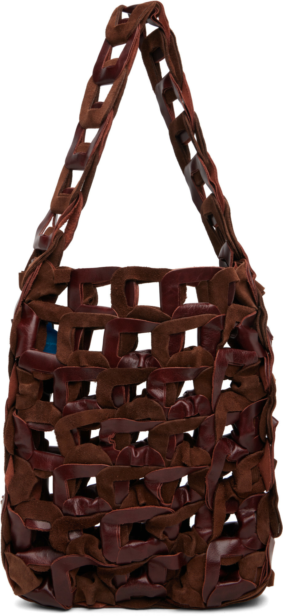 SC103 Brown Medium Links Tote