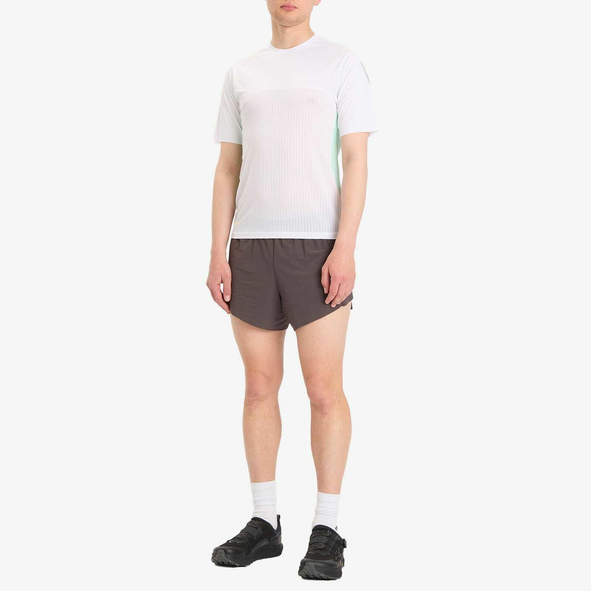 SOAR Men's Hot Weather T-Shirt in White/Bevelled Green