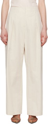 LE17SEPTEMBRE Off-White Relaxed Trousers