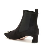Roger Vivier Chelsea Trompette suede ankle boots